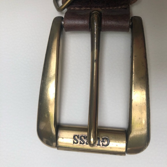 Guess Vintage Genuine Leather Belt, Size Small - Picture 3 of 5